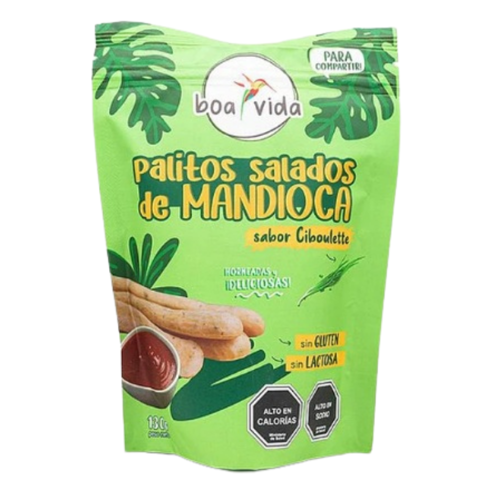 Palitos Salados de Mandioca Sabor Ciboulette 130gr