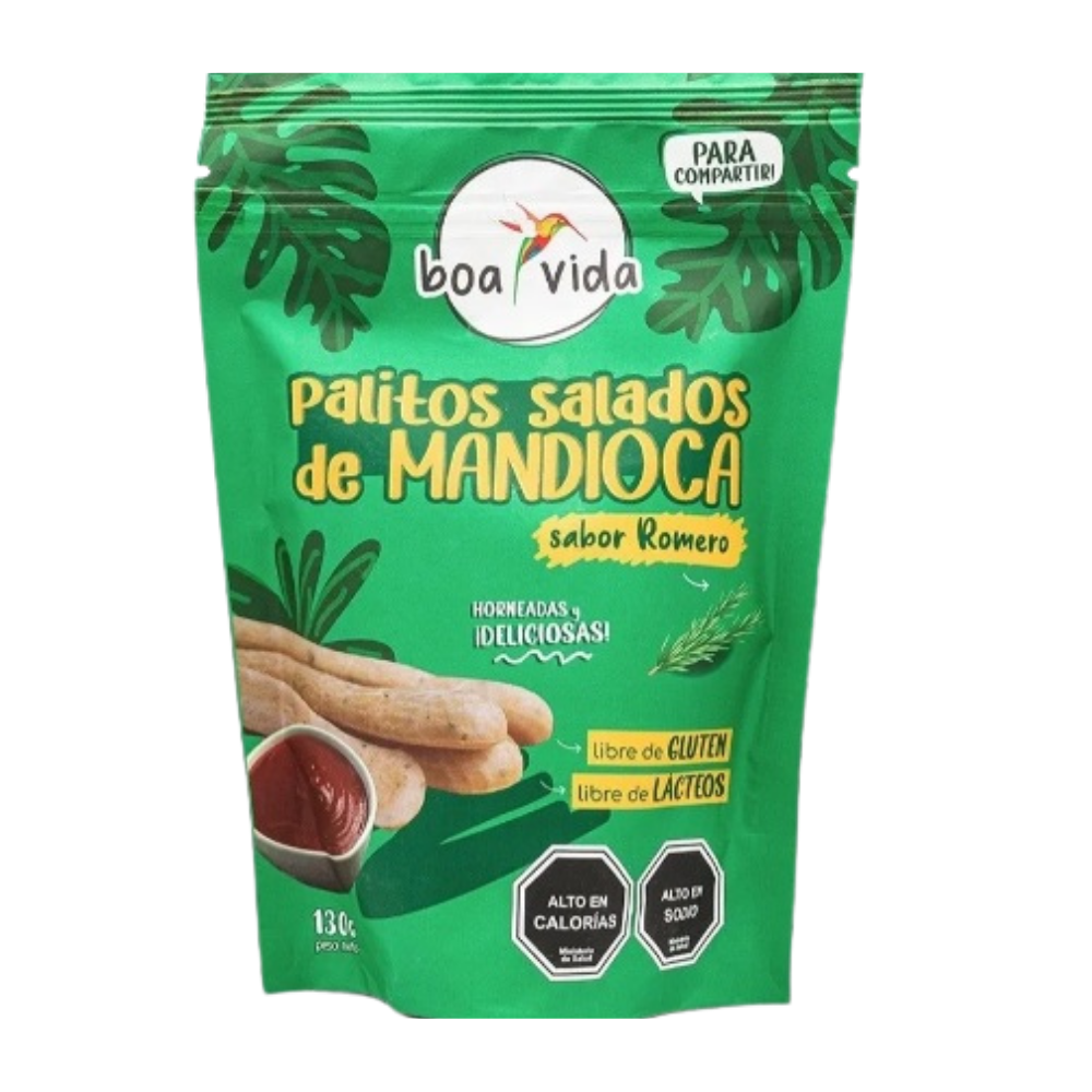 Palitos Salados de Mandioca Sabor Romero 130gr
