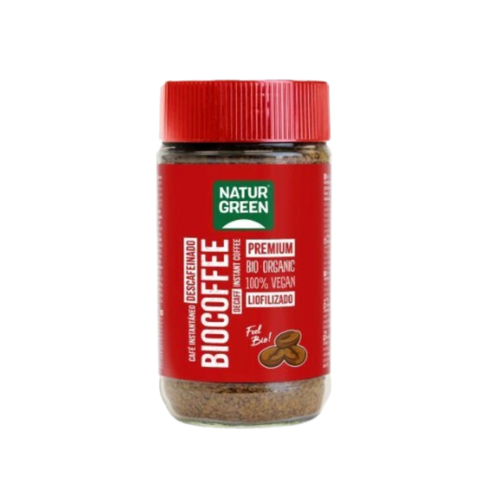 Café Descafeinado Orgánico Liofilizado 100gr