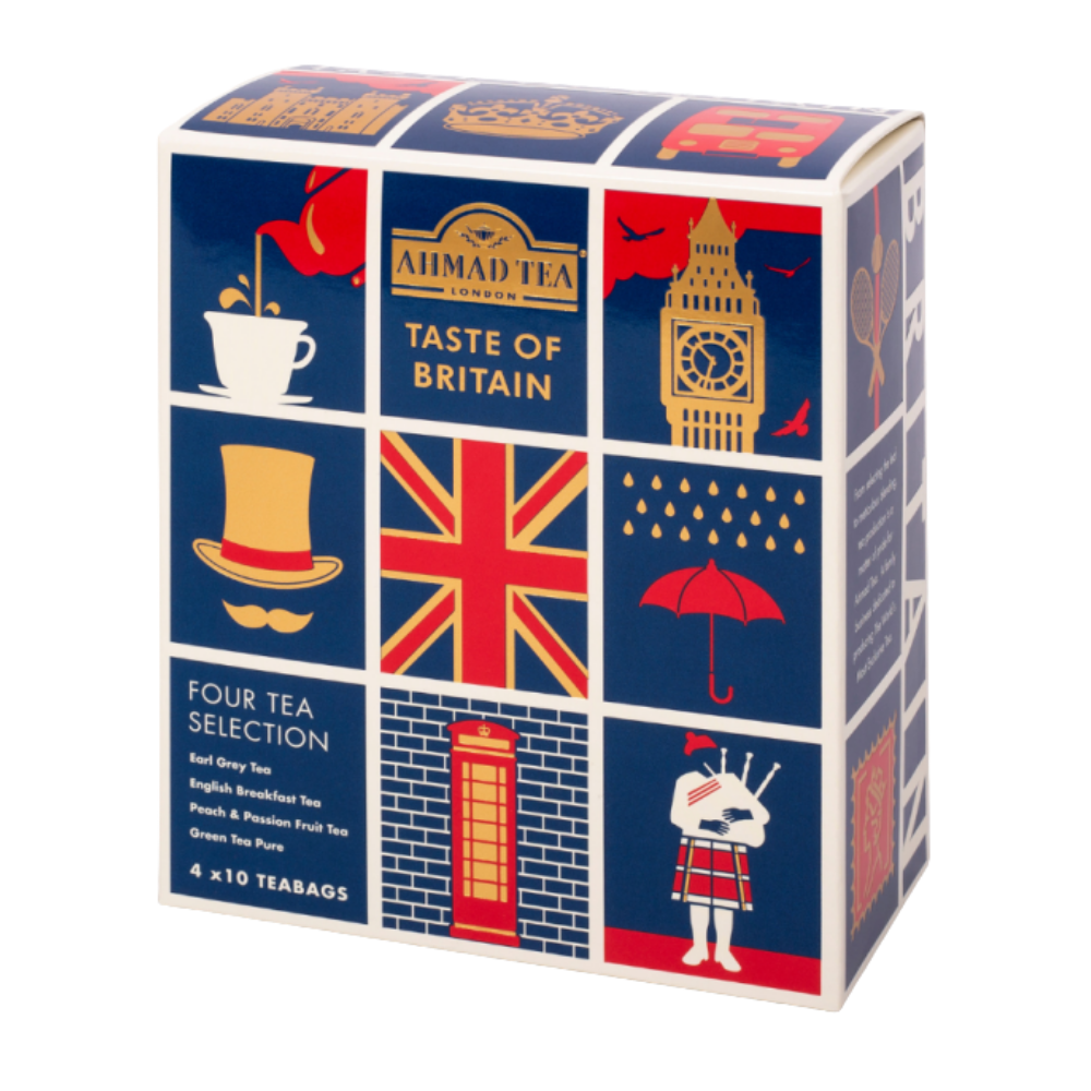 Caja Té Negro y Té Verde Surtido - Tea Selection Taste Of Britain 40bol