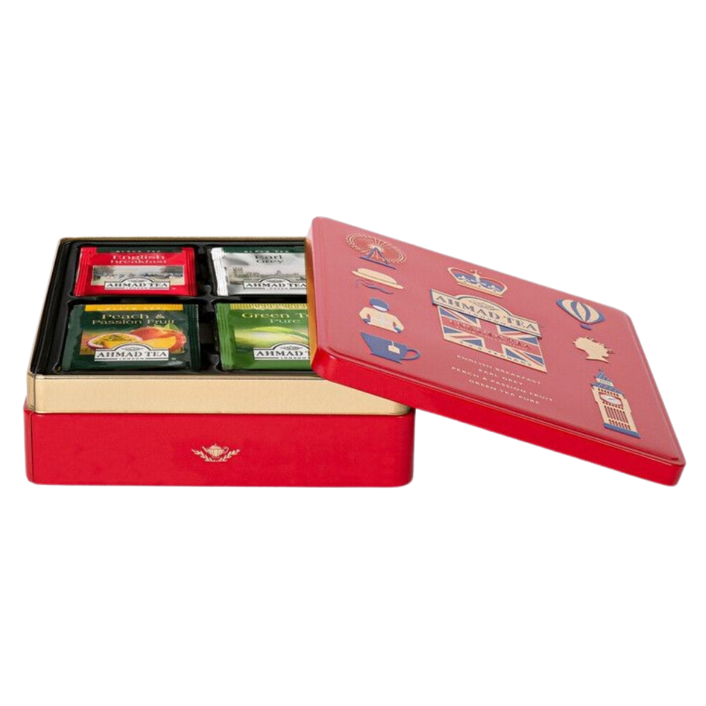 Lata Té Negro y Té Verde Surtido - English Tea Four Collection 32bol