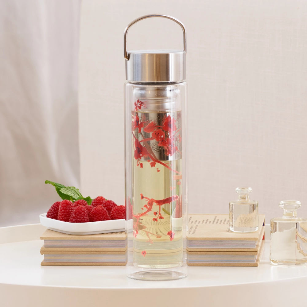 Botella infusora - Flowtea Cherry Blossom 400ml