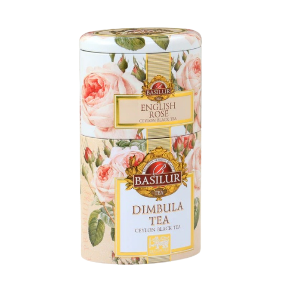 Lata Té negro con Rosas - English Rose Dimbula Tea 100gr