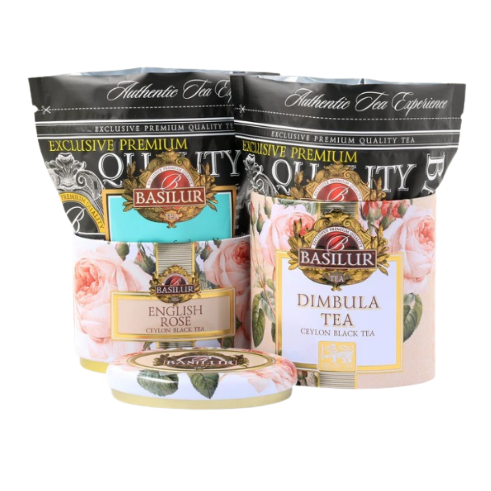 Lata Té negro con Rosas - English Rose Dimbula Tea 100gr