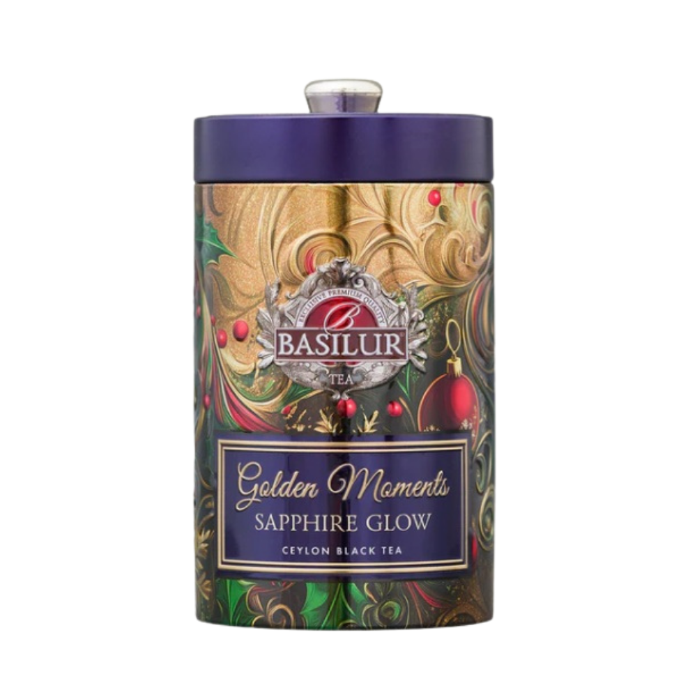 Lata Té Negro Navidad - Golden Moments Sapphire Glow 100gr