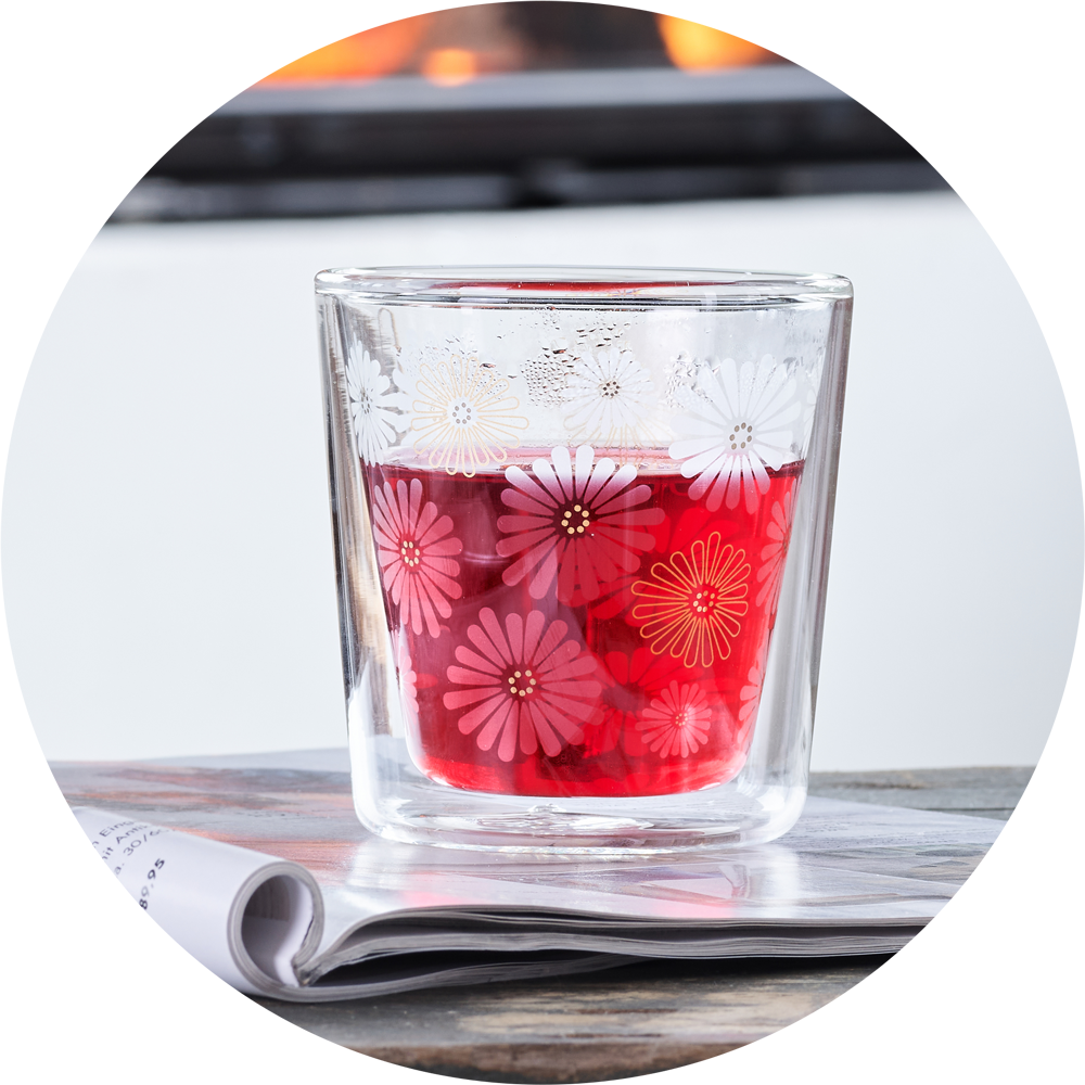 Vaso Doble Vidrio Té - Lyn Amami 250ml