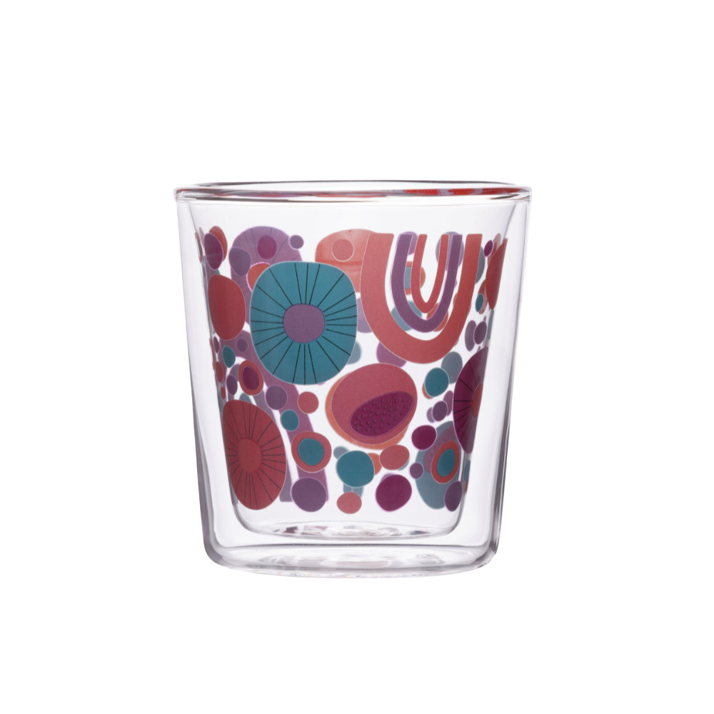 Vaso Doble Vidrio Té - Lyn Cheerful 250ml