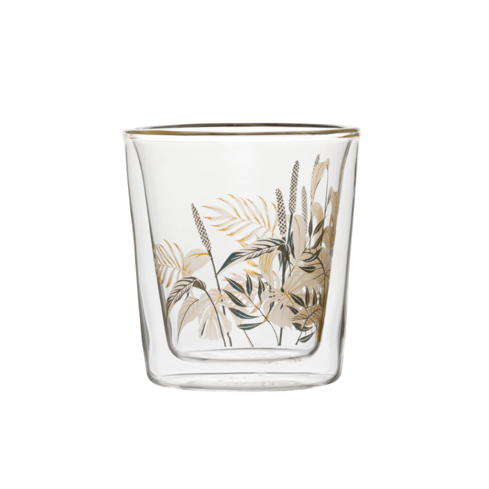 Vaso Doble Vidrio Té - Lyn Tropic Summer 250ml