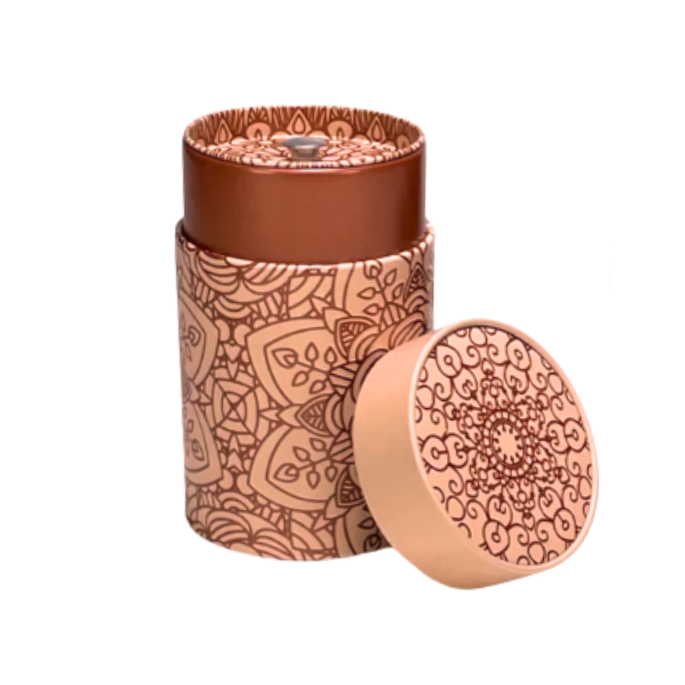 Contenedor de Té o Hierbas - Tin Can Case Mandala Powder 150gr