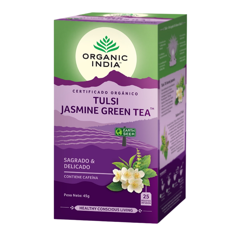 Té Verde Jazmín y Tulsi - Tulsi Jasmine Green Tea 25bol