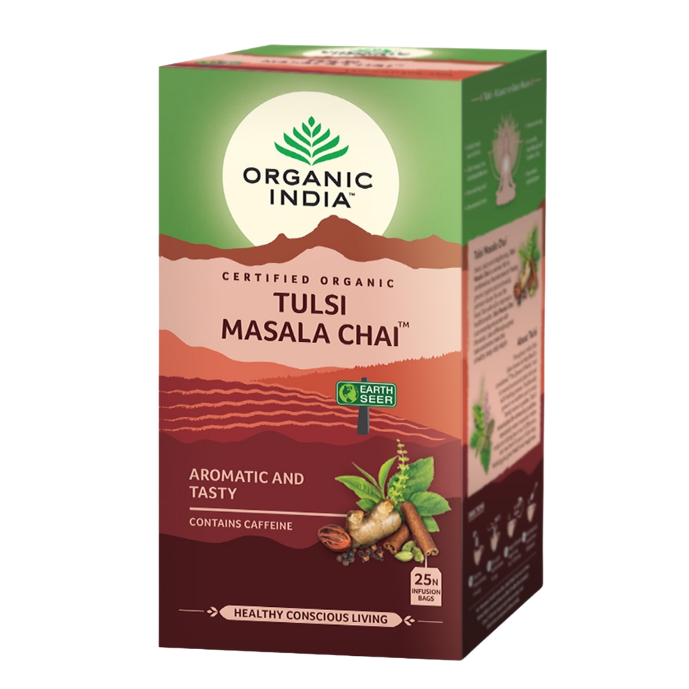 Té Negro y Tulsi Masala Chai 25bol