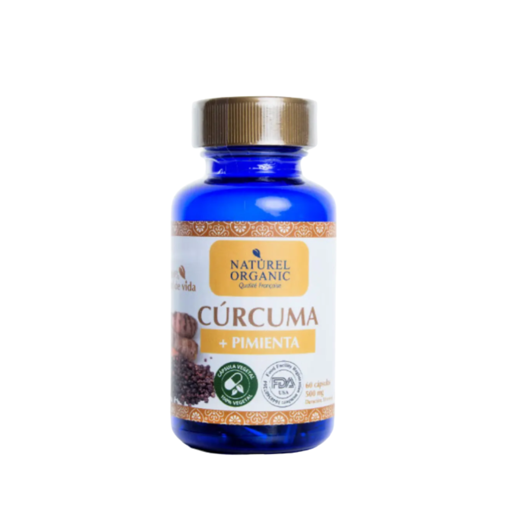 Cápsulas Cúrcuma con Pimienta 60cáp