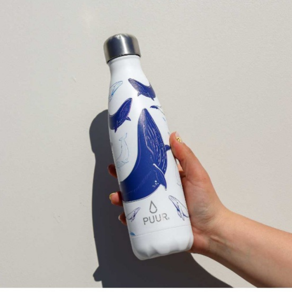 Botella Térmica Whale Blue 500ml