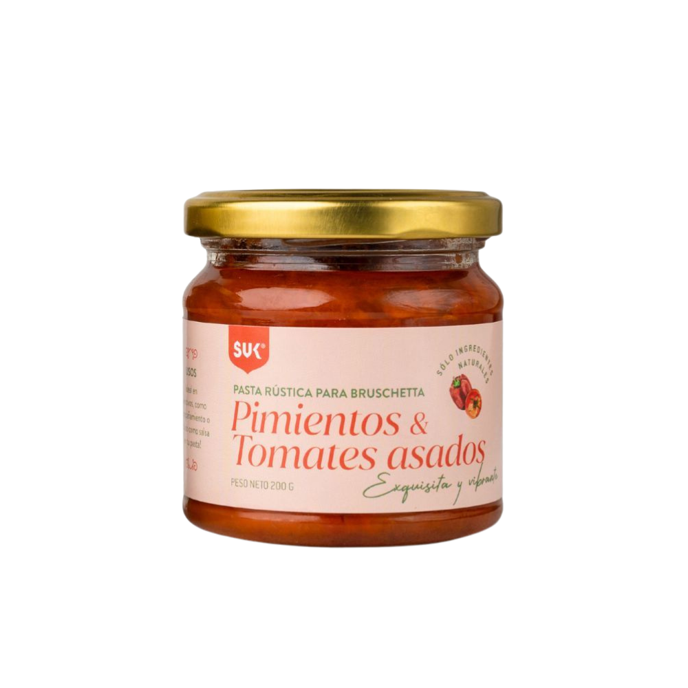 Pasta Rústica Pimientos y Tomates Asados 200gr