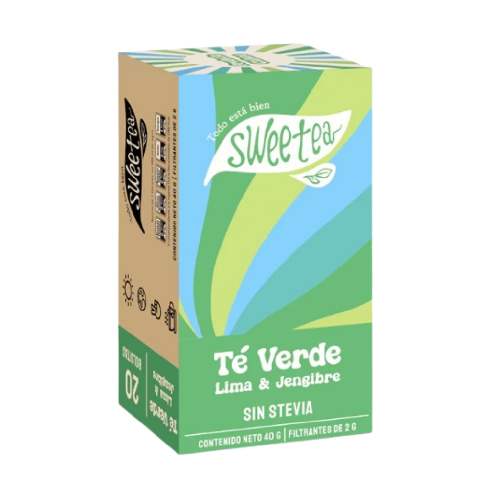 Té verde con Lima y Jengibre sin Stevia 20bol