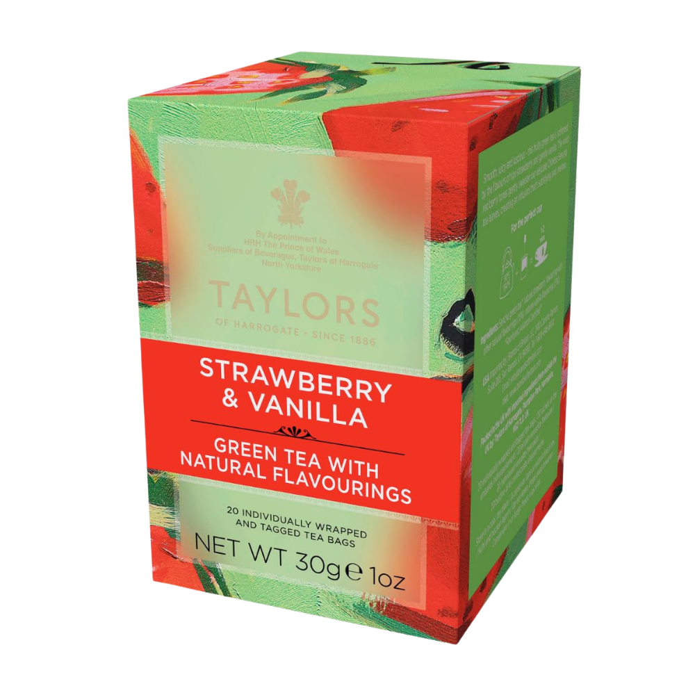 Té Verde con Frutilla y Vainilla - Strawberry & Vanilla 20bol