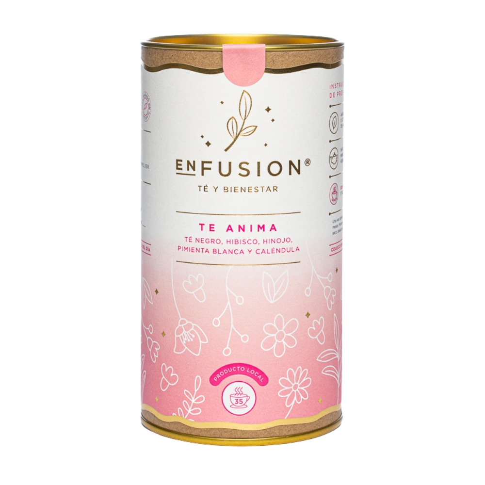 Te Anima - Té Negro Ceylán con Caléndula, Hibisco, Hinojo y Pimienta Blanca 70gr