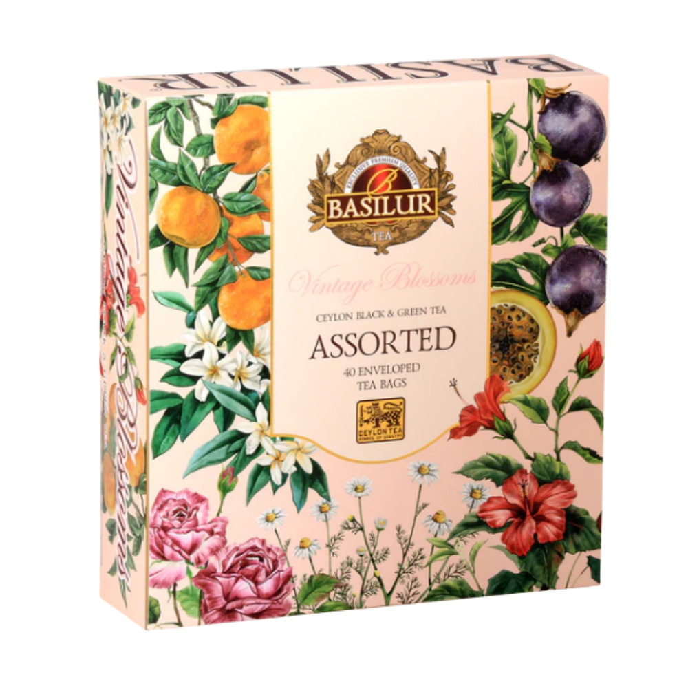 Surtido Té Negro y Té Verde - Vintage Blossoms Assorted 40bol