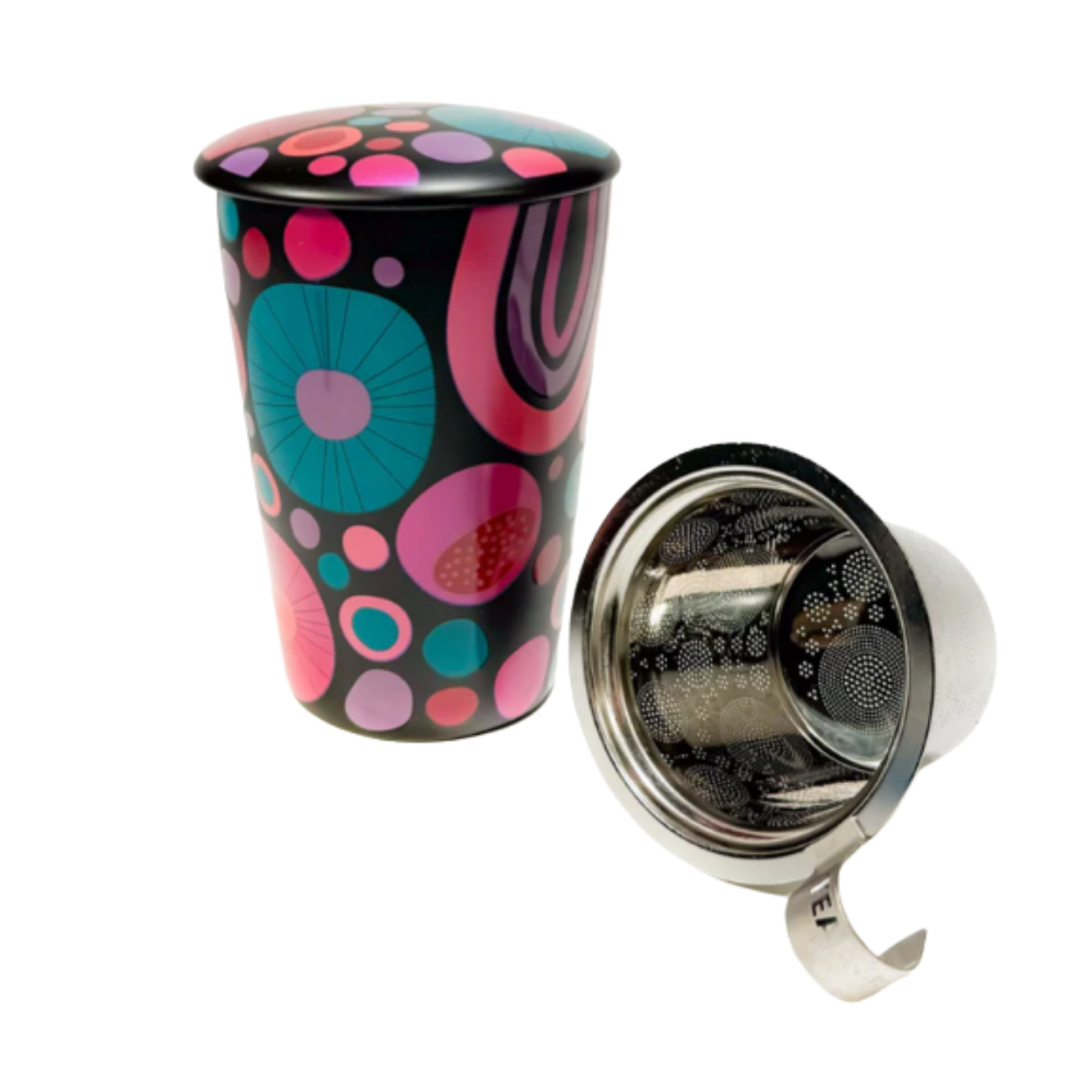 Tazón de Porcelana con Infusor - Teaeve Cheerful 350ml