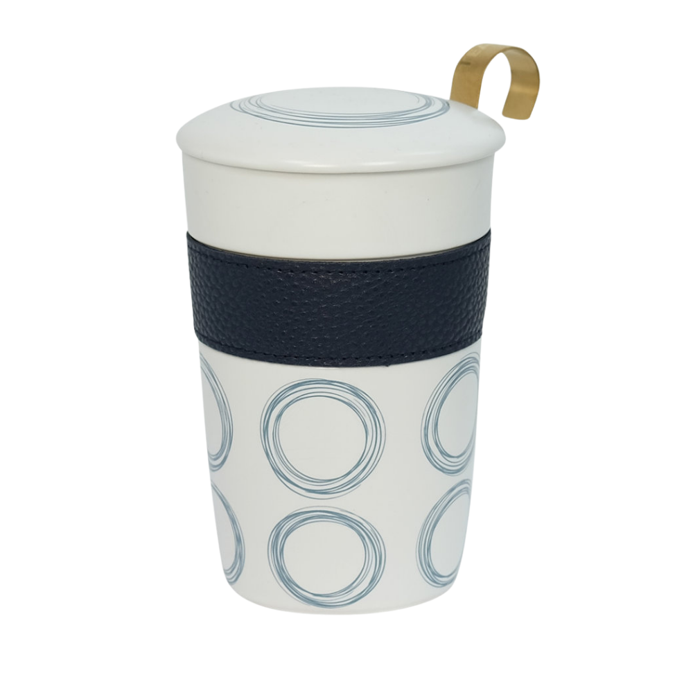 Tazón de Porcelana con Infusor - Teaeve Circular 350ml