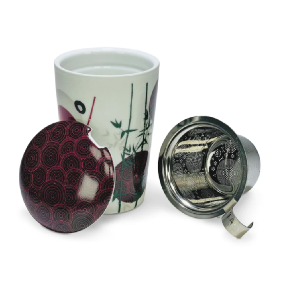 Tazón de Porcelana con Infusor - Teaeve Little Animals Panda 350ml