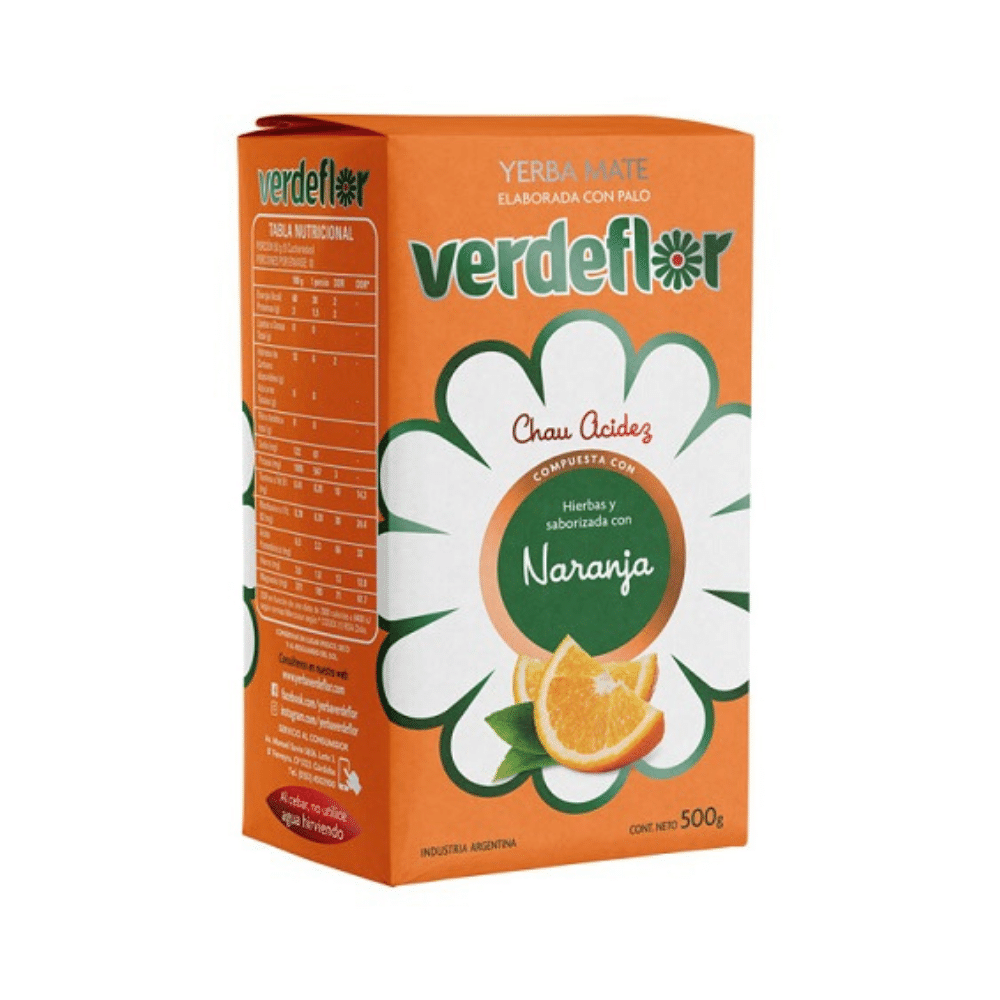 Yerba Mate Naranja 500gr
