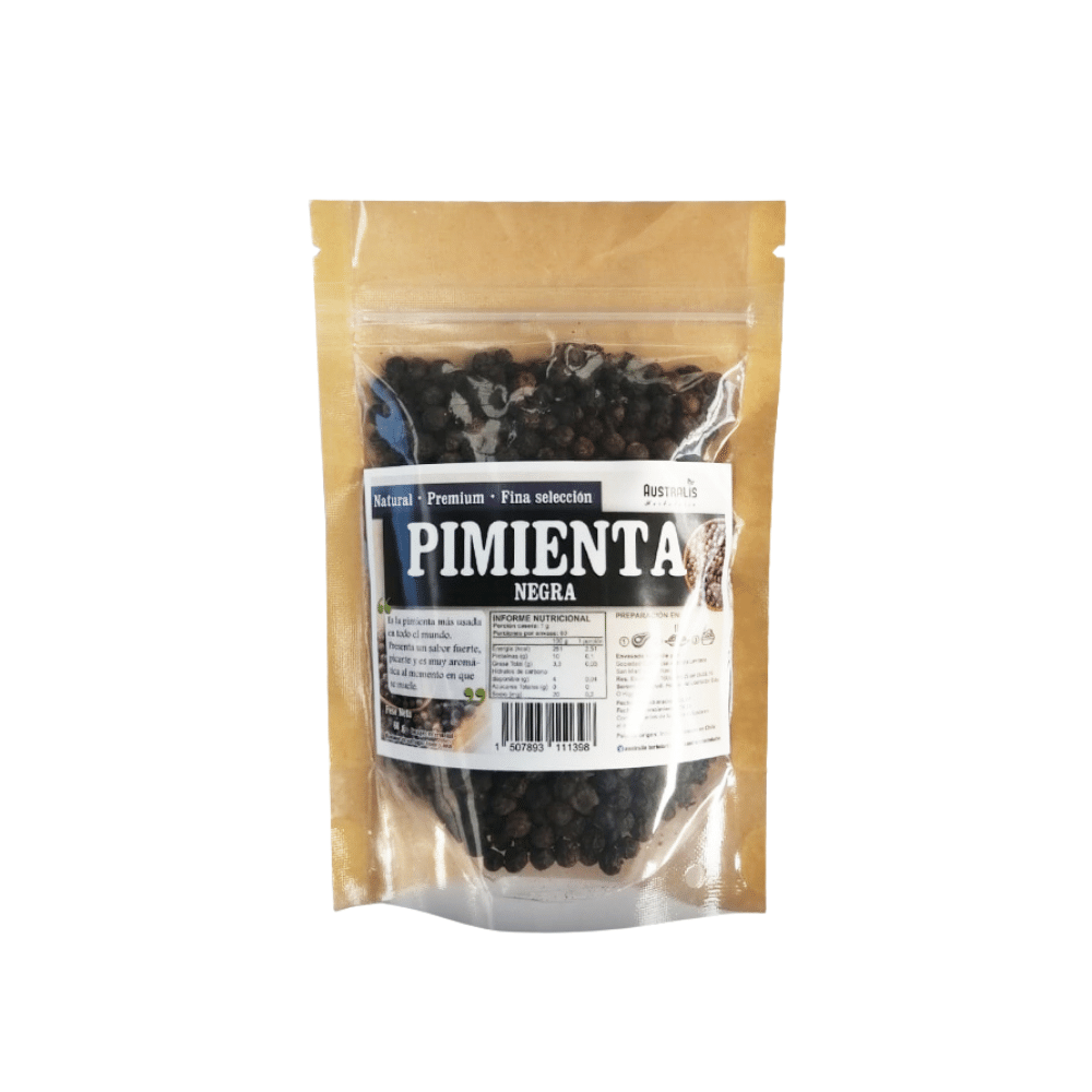 Pimienta Negra Entera 60gr