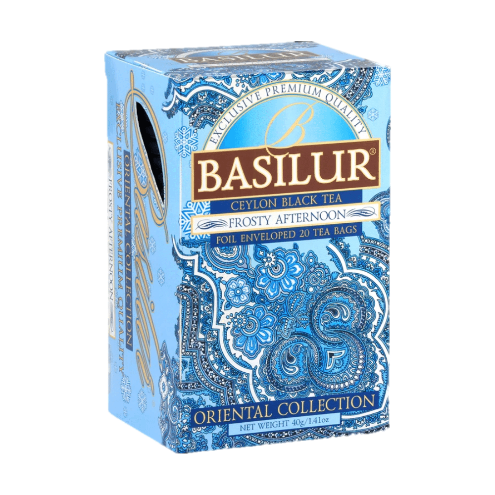 Té Negro con Hojas de Aciano Blancas y Azules - Frosty Afternoon 20bol