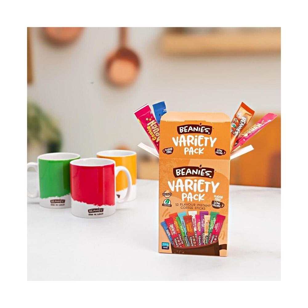 Café instantáneo Beanies Variety Pack 10 sachets, segunda foto del producto