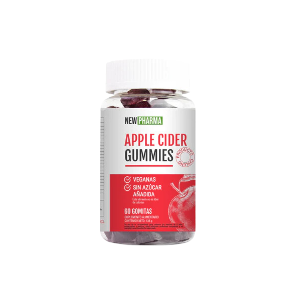 Gomitas Sidra de Manzana - Gummies Apple Cider 60u