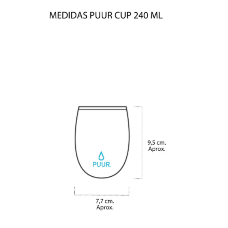 Cup Gold Marble 240ml
