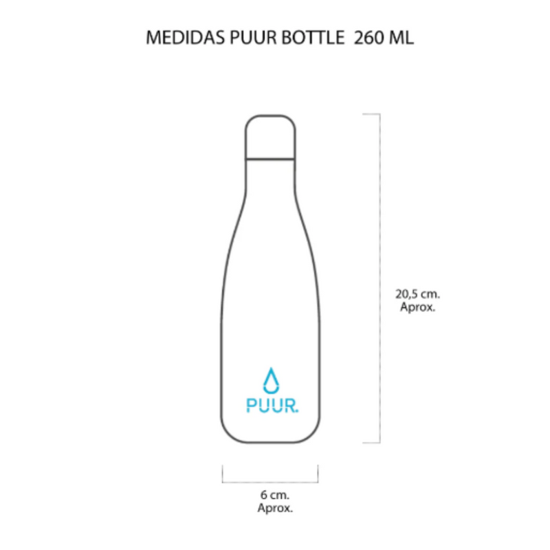 Botella Térmica Arena 260ml