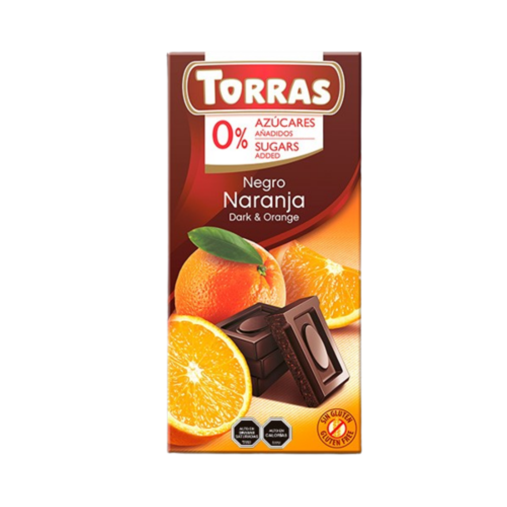 Barra de Chocolate Naranja 75gr