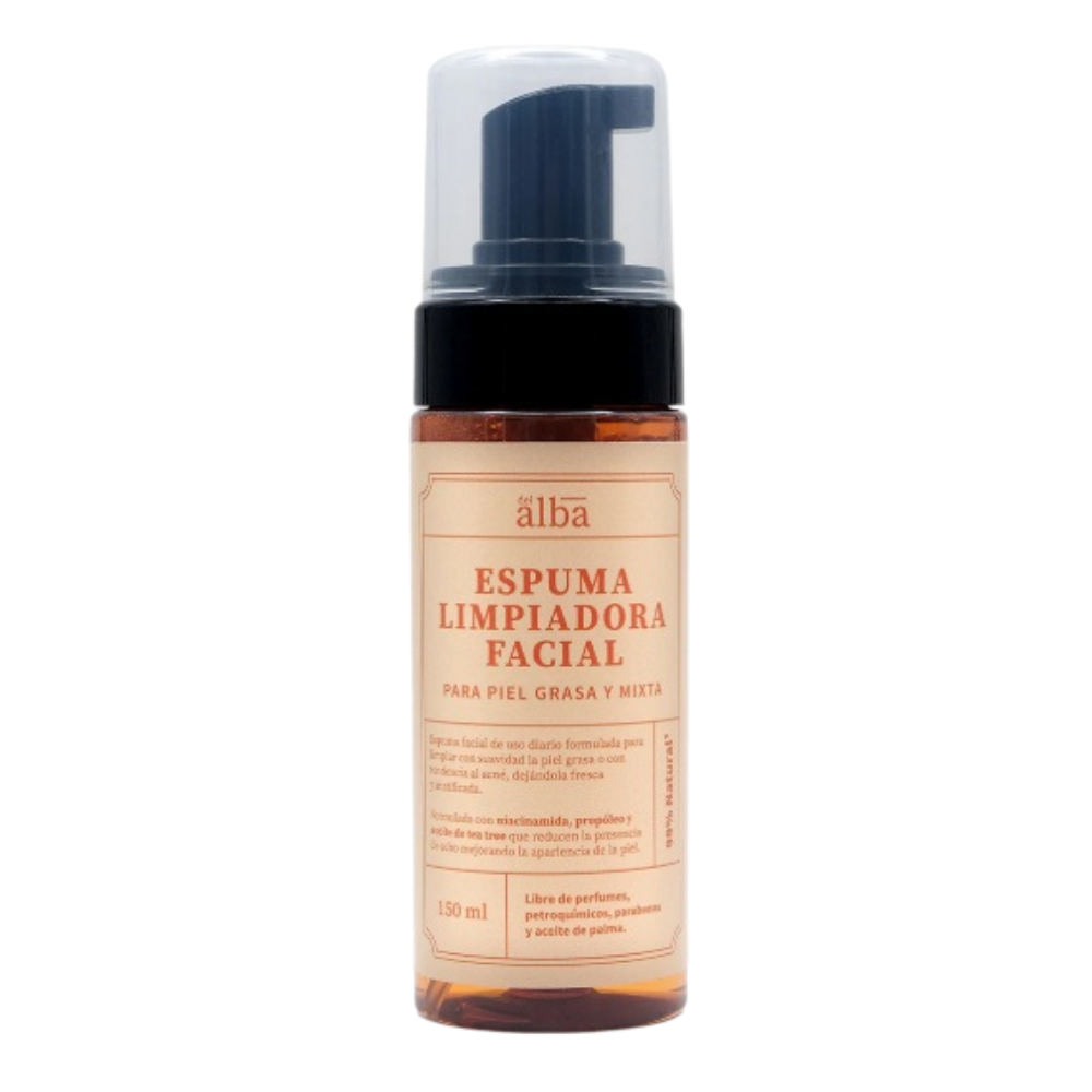 Espuma Limpiadora Facial para piel grasa y mixta