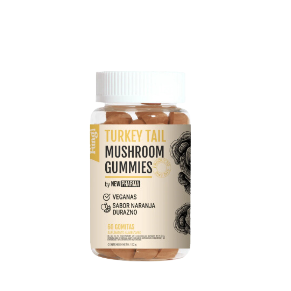 Gomitas Cola de Pavo - Gummies Turkey Tail 60u