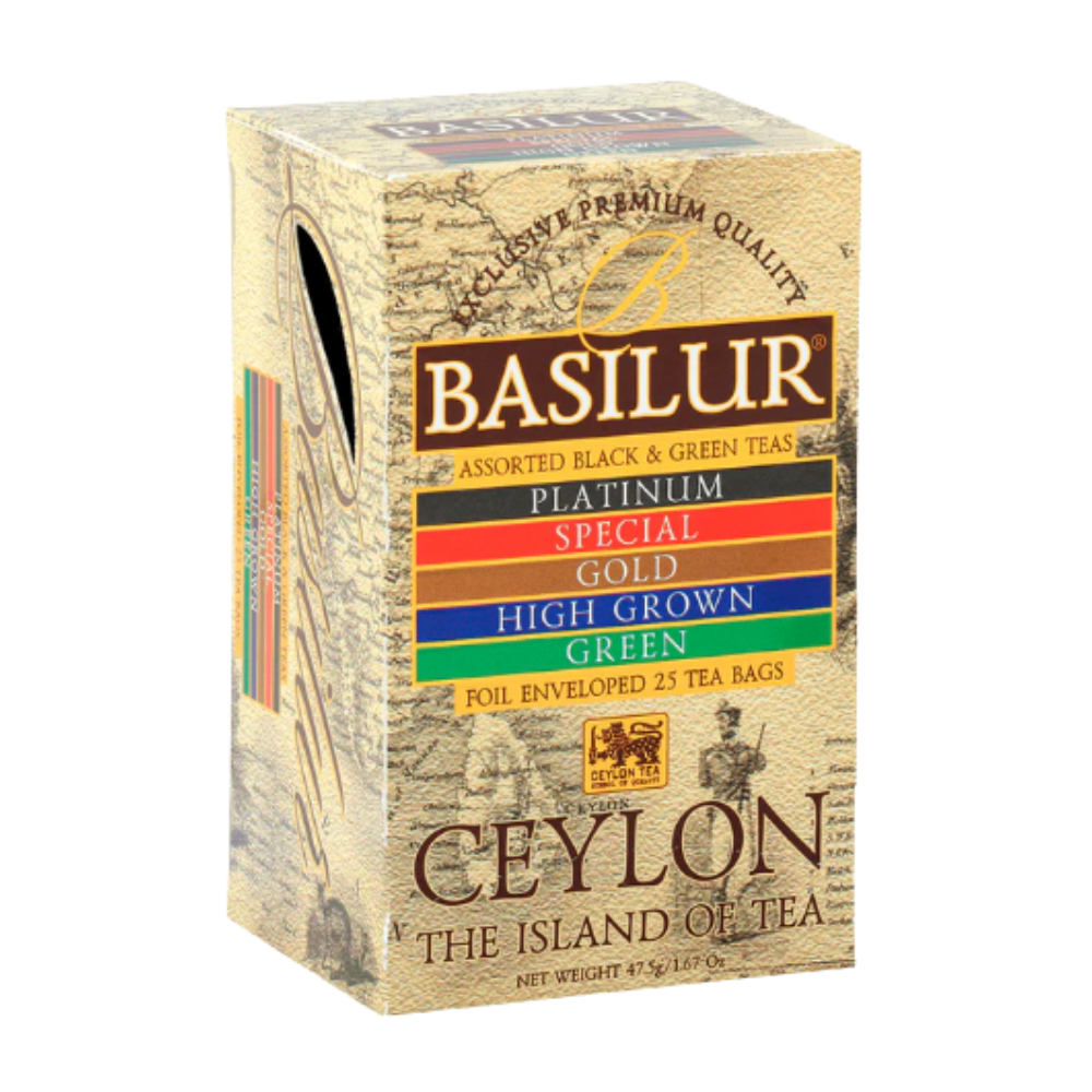 Surtido Té Negro y Té Verde - Assorted Ceylon Island Of Tea 25bol