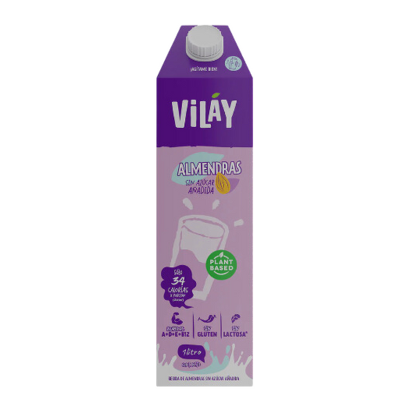 Bebida Vegetal de Almendras sin azúcar 1lt