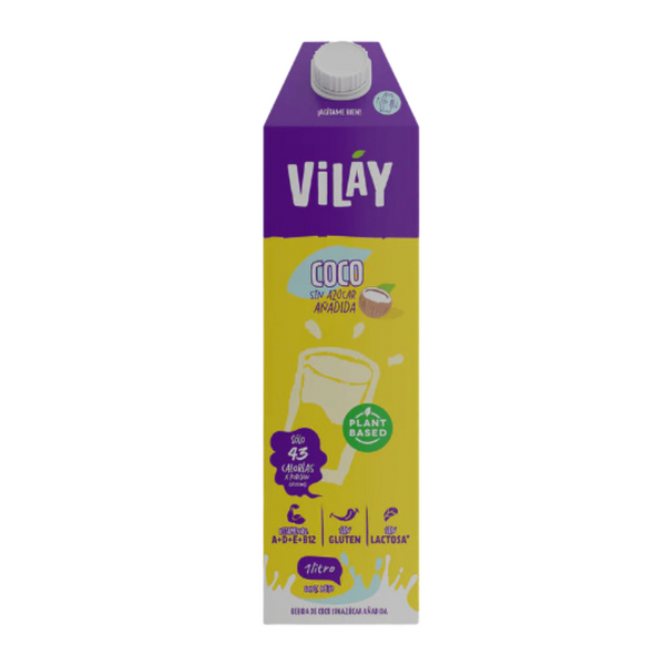 Bebida Vegetal de Coco sin azúcar 1lt