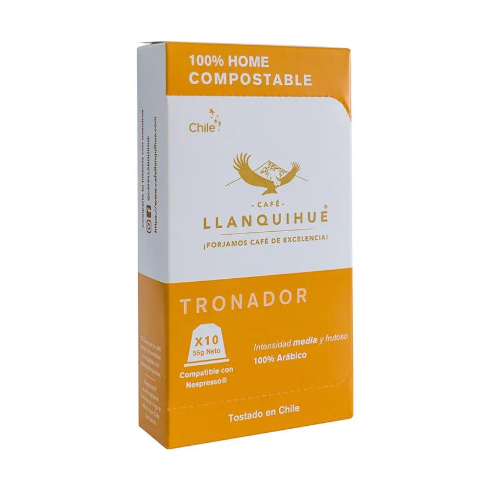 Café Cápsulas Nespresso Tronador Llanquihue 10 unidades