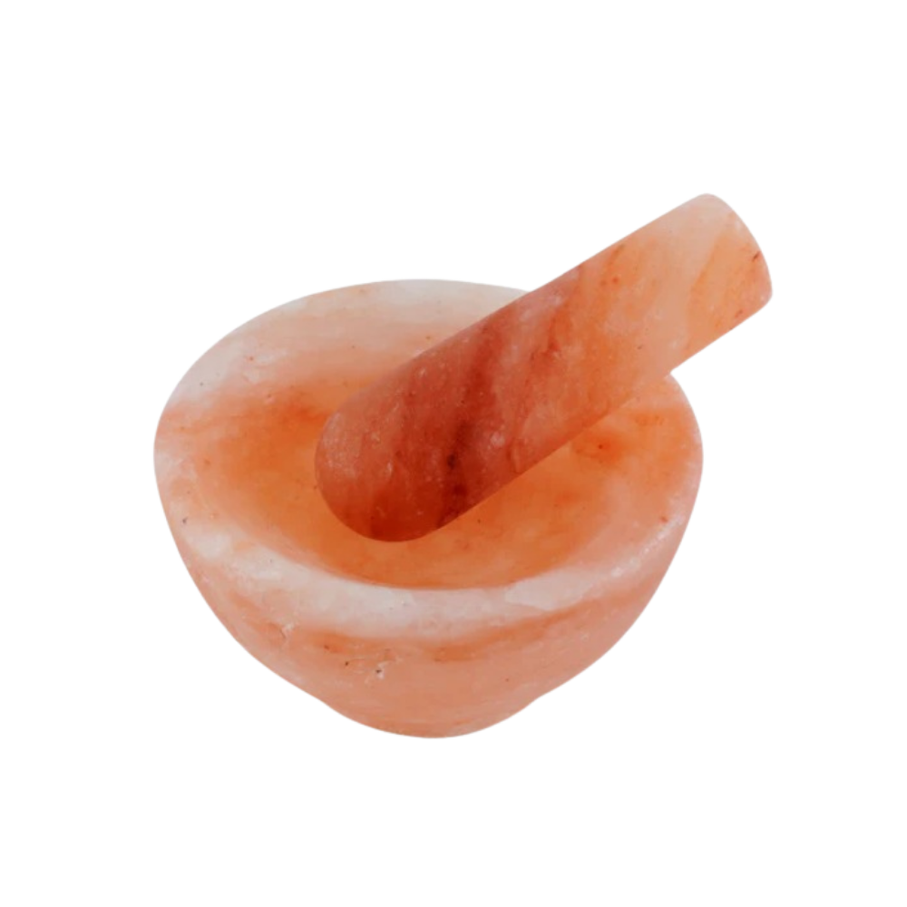 Mortero Sal Rosada del Himalaya