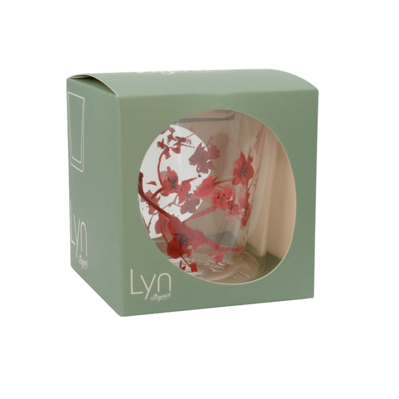 Vaso Doble Vidrio Té - Lyn Cherry Blossom 250ml