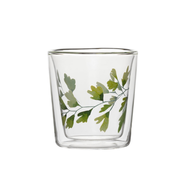Vaso Doble Vidrio Té - Lyn Gingko 250ml