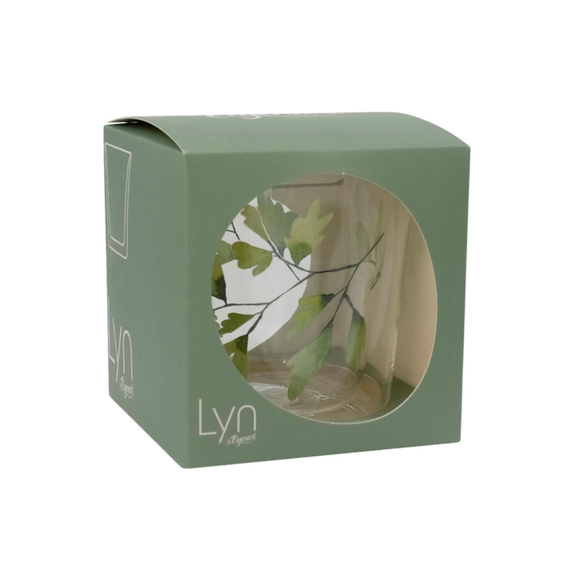 Vaso Doble Vidrio Té - Lyn Gingko 250ml