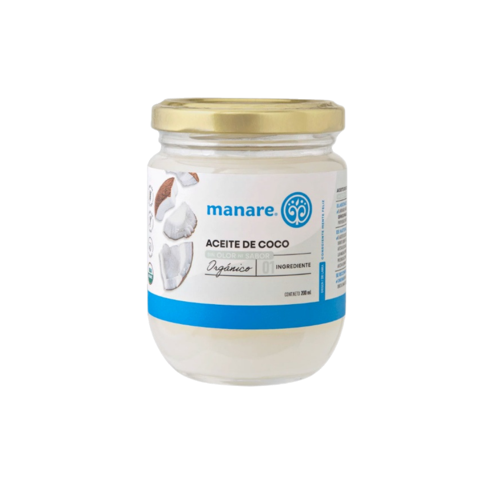 Aceite de Coco Sin Olor y Sabor - 200ml