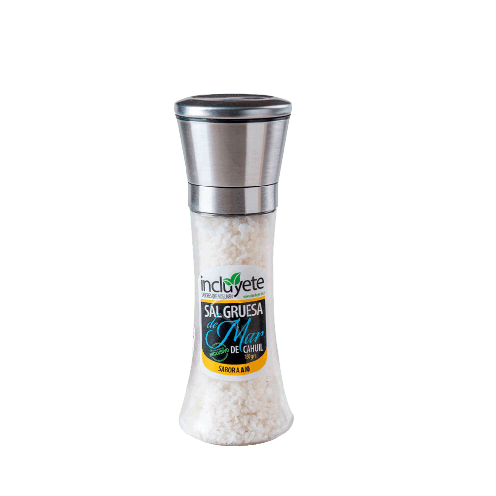 Molinillo Sal de Mar de Cahuil Sabor Ajo 150gr