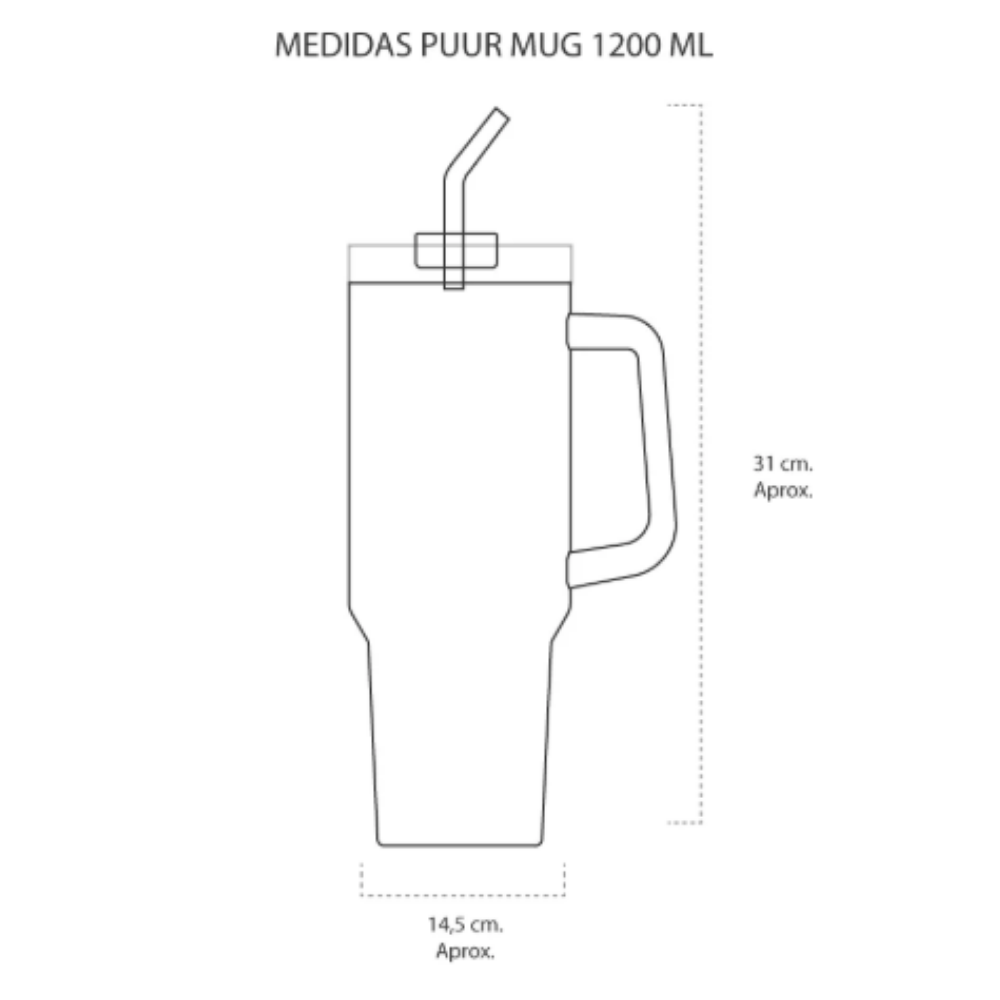 Mug Térmico Ladybug 1,2lt