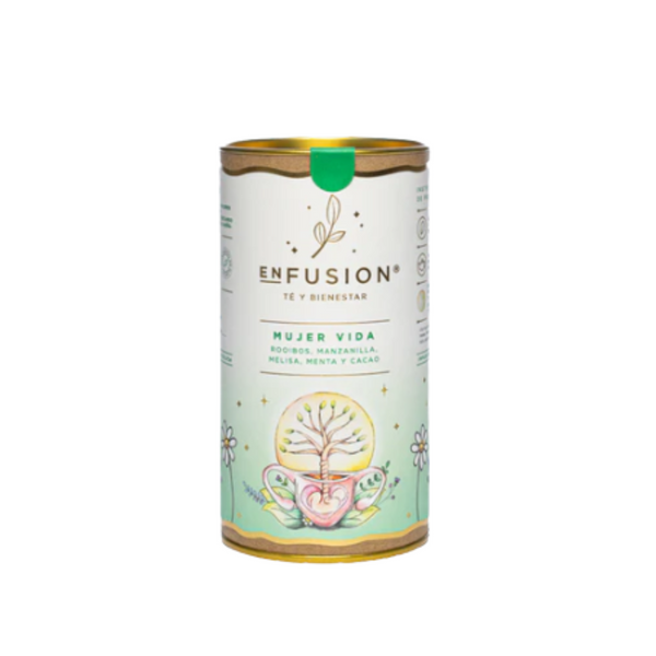 Mujer Vida - Rooibos con Manzanilla Orgánica, Melisa, Menta y Cacao 70gr
