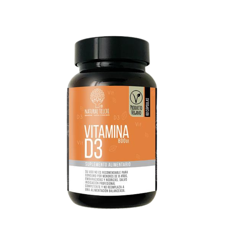 Cápsulas Vitamina D3 60cáp