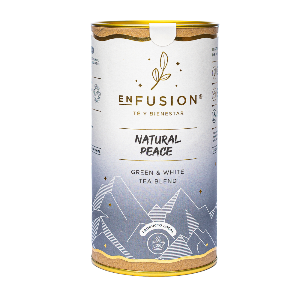 Natural Peace - Té Verde con Té Blanco, Manzana, Canela, Limón y Lavanda 70gr