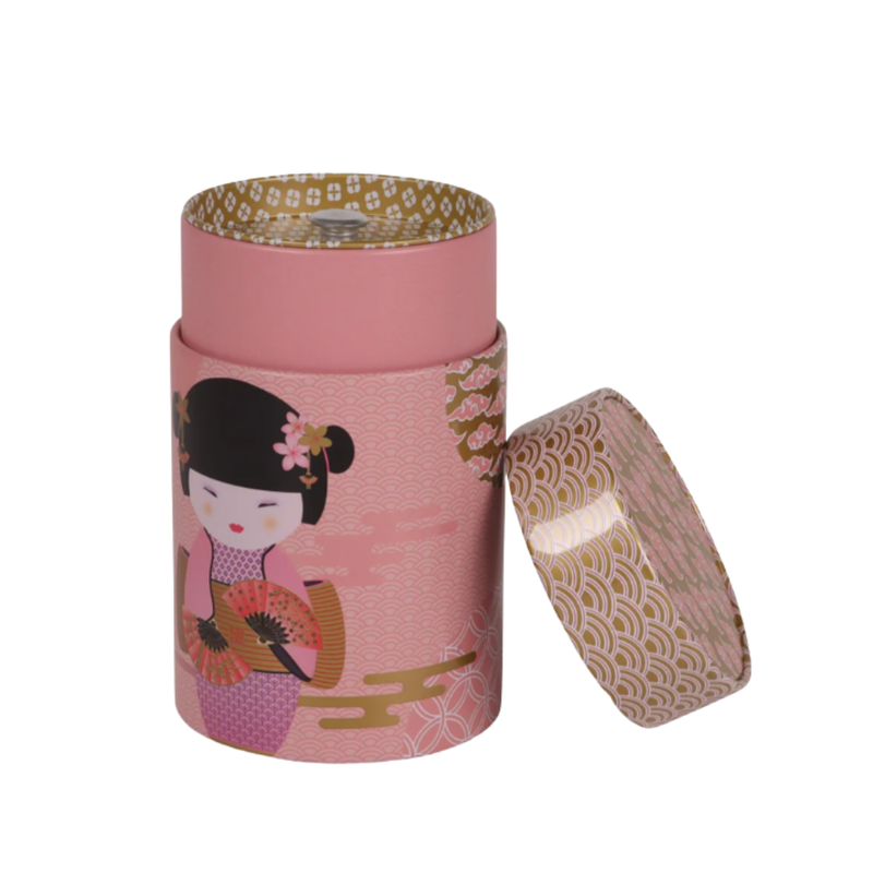 Contenedor de Té o Hierbas - Tin Can Case New Little Geisha Rose 150gr
